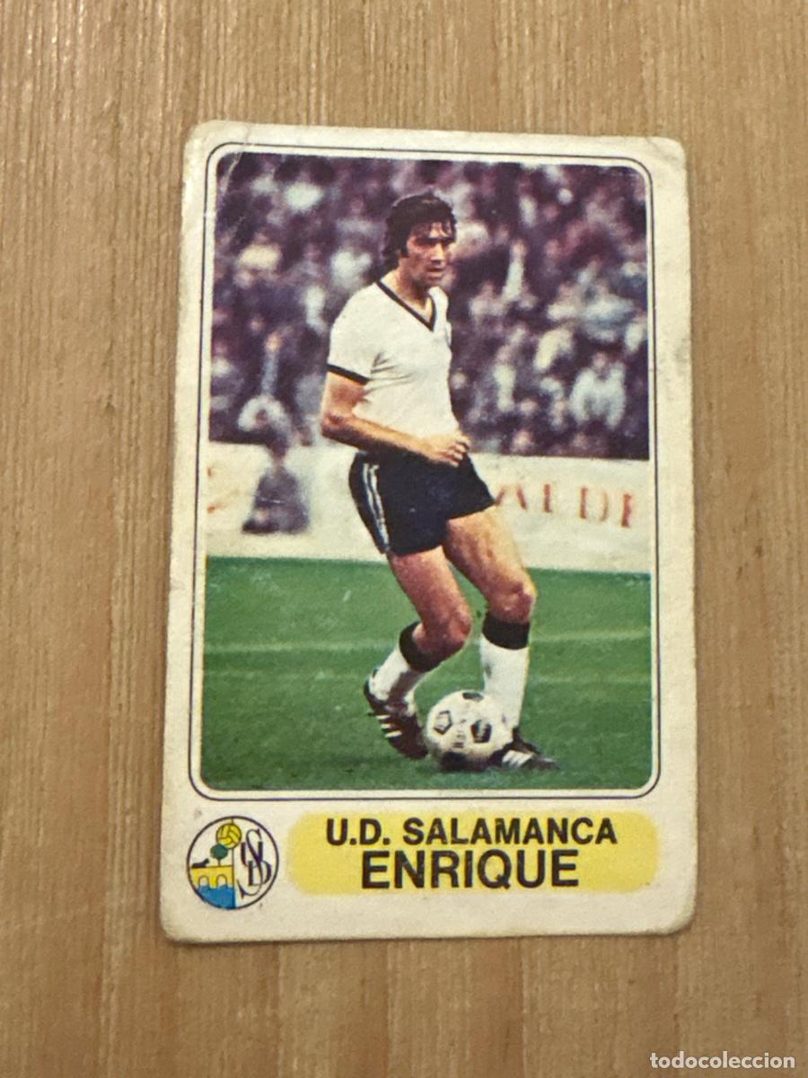 Cromos de F&uacute;tbol: 19. CROMO SIN PEGAR PACOSA 2 FUTBOL EN ACCION SALAMANCA ENRIQUE 77-78 1977-78