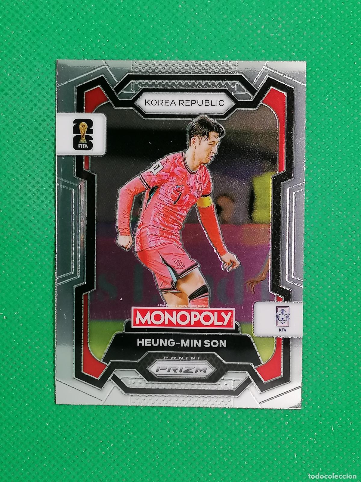Football Stickers: 83 HEUNG-MIN SON KOREA BASE ⚽ PANINI PRIZM MONOPOLY FIFA WORLD CUP 26 2026 ⚽