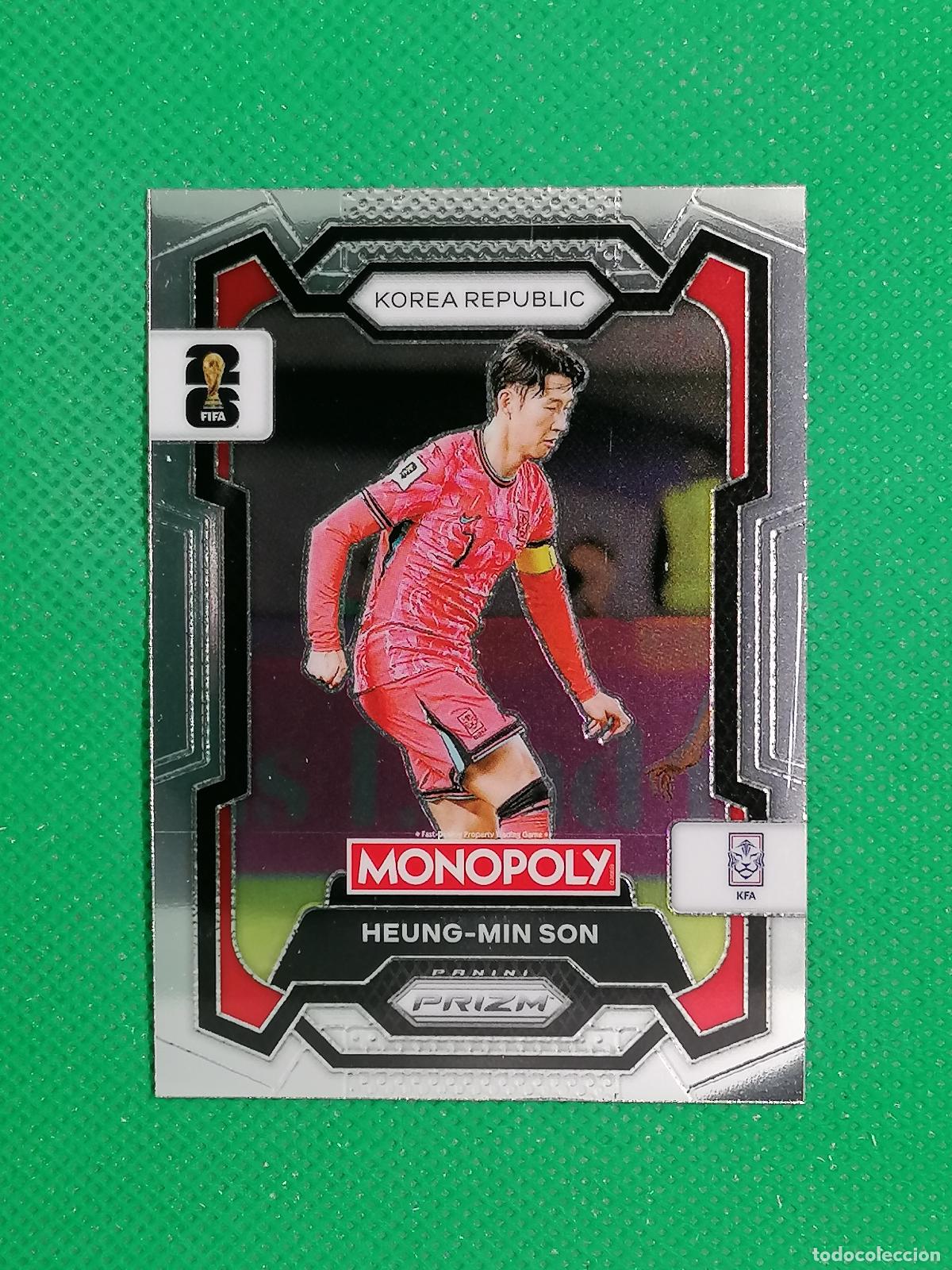 Cromos de F&uacute;tbol: 83 HEUNG-MIN SON KOREA BASE ⚽ PANINI PRIZM MONOPOLY FIFA WORLD CUP 26 2026 ⚽