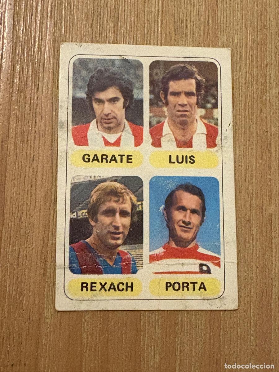 Cromos de F&uacute;tbol: 19. CROMO DESPEGADO PACOSA 2 FUTBOL EN ACCION 77-78 1977-78 GARATE LUIS REXAC PORTA