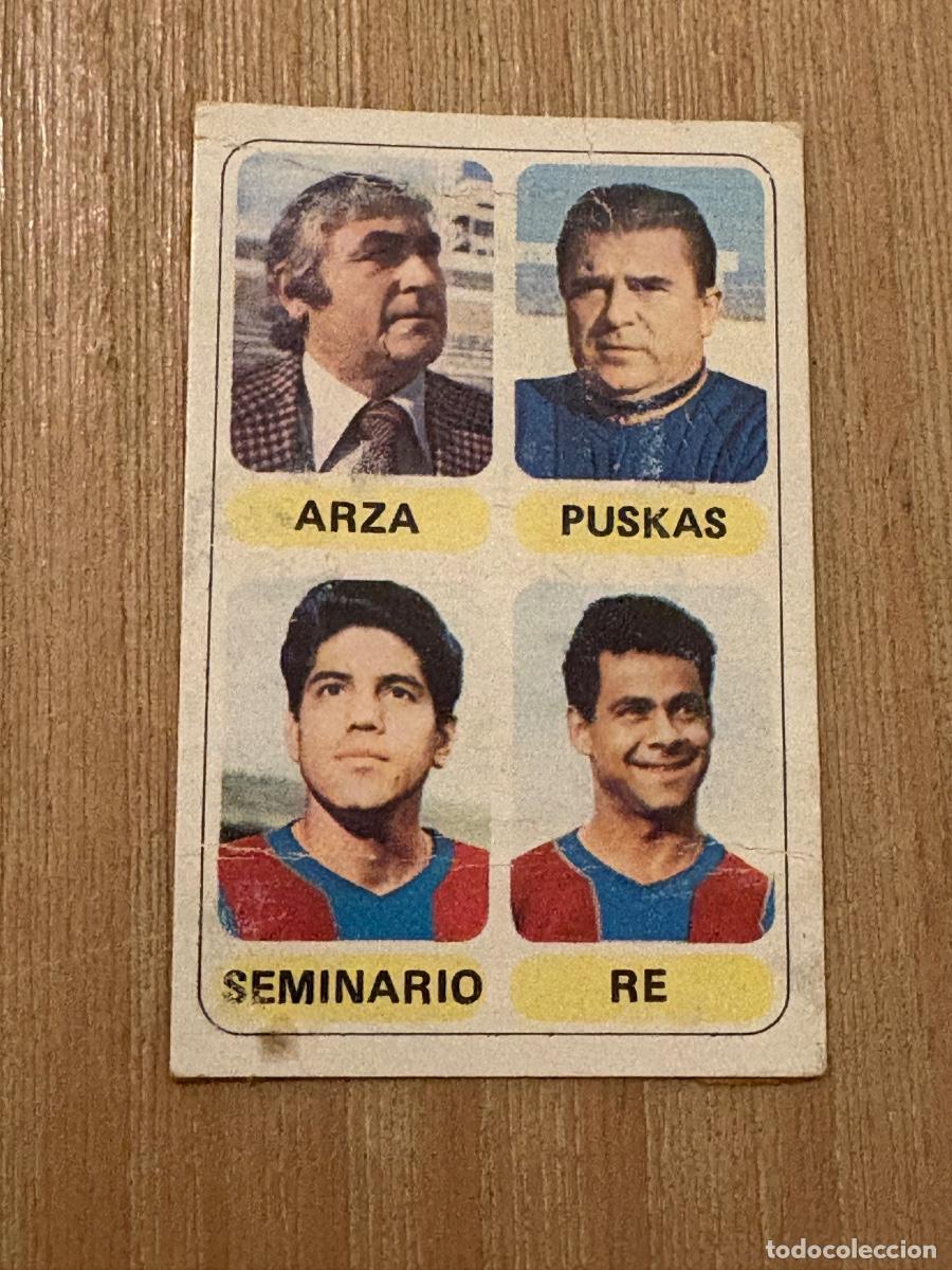 Cromos de F&uacute;tbol: 19. CROMO DESPEGADO PACOSA 2 FUTBOL EN ACCION 77-78 1977-78 ARZA PUSKAS SEMINARIO RE