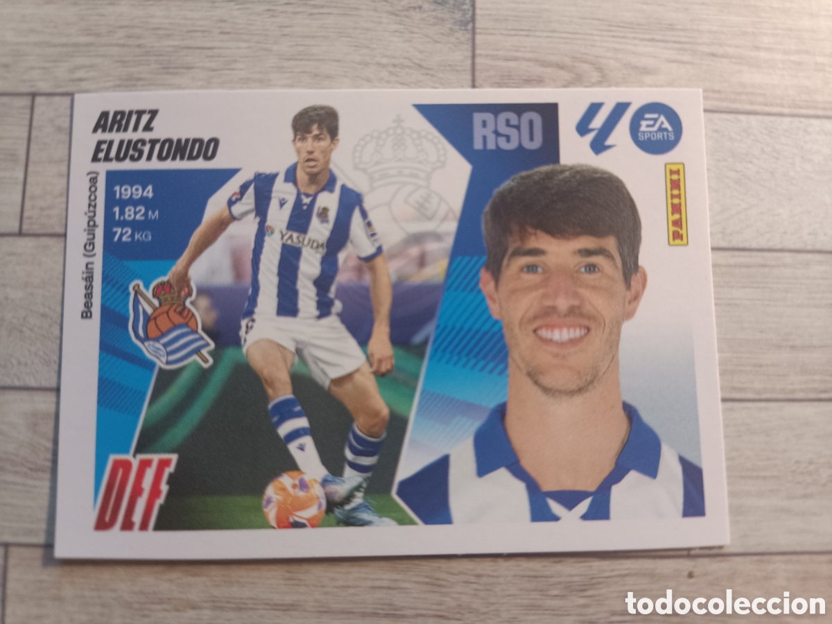 Cromos de F&uacute;tbol: 9 ARITZ ELUSTONDO REAL SOCIEDAD LIGA ESTE 2025 2026 PANINI 25 26 SIN PEGAR