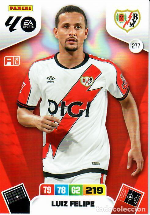 Cromos de F&uacute;tbol: PANINI ADRENALYN - LIGA 2025-26 (25 - 26) - N&ordm; 277 - LUIZ FELIPE - RAYO VALLECANO