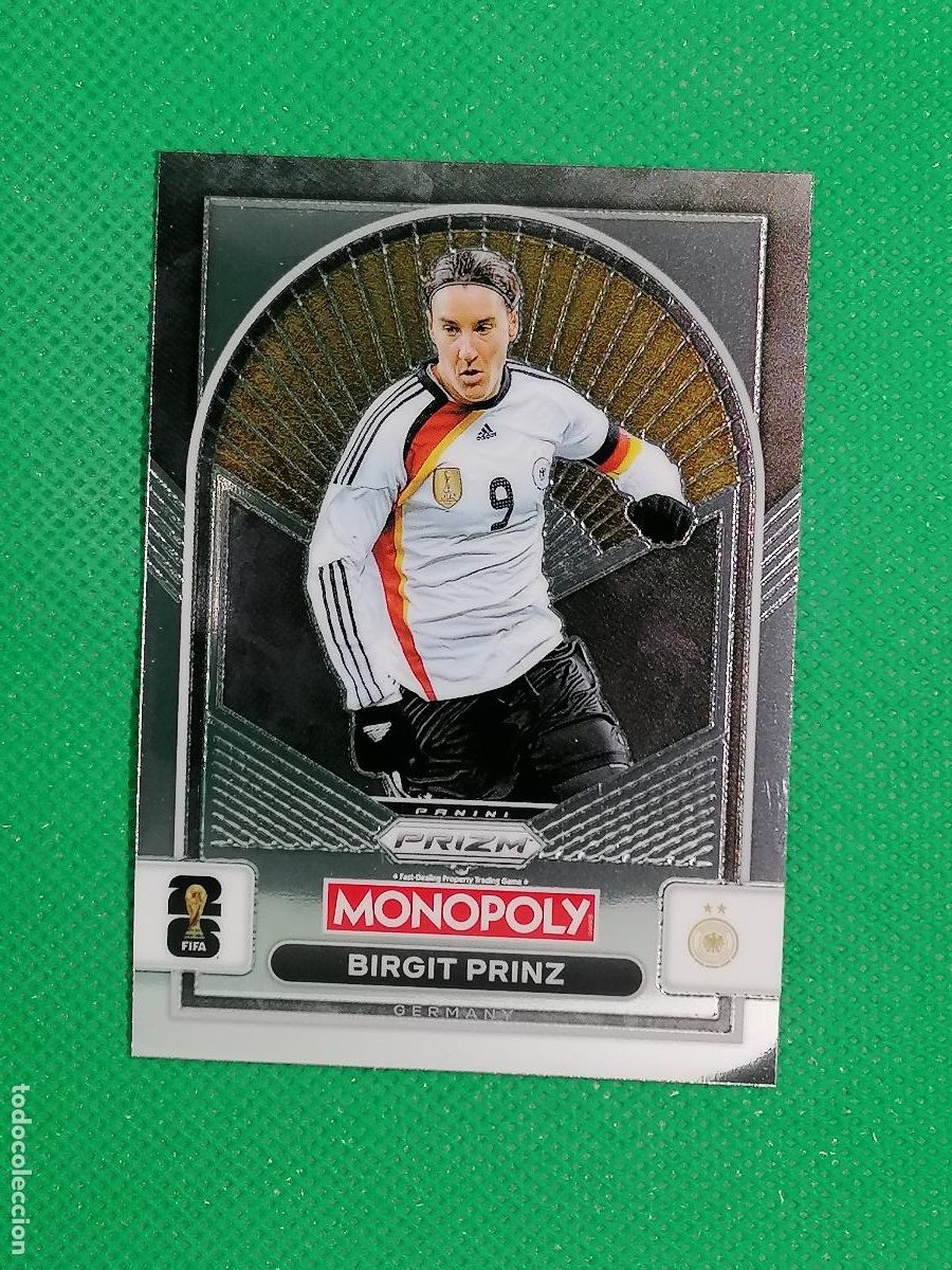 Cartes &agrave; collectionner de Football: 88 BIRGIT PRINZ ALEMANIA BASE WOMEN ⚽ PANINI PRIZM MONOPOLY FIFA WORLD CUP 26 2026 ⚽