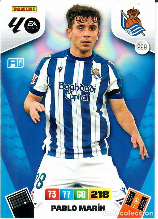 Cartes &agrave; collectionner de Football: PANINI ADRENALYN - LIGA 2025-26 (25 - 26) - N&ordm; 299 - PABLO MAR&Iacute;N - R. SOCIEDAD