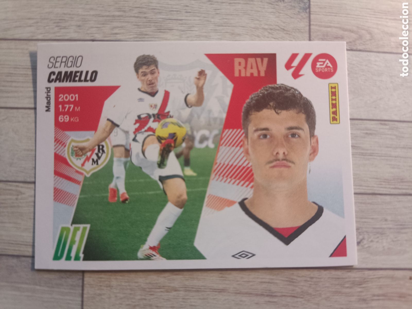 Football Stickers: 17 CAMELLO RAYO VALLECANO LIGA ESTE 2025 2026 PANINI 25 26 SIN PEGAR