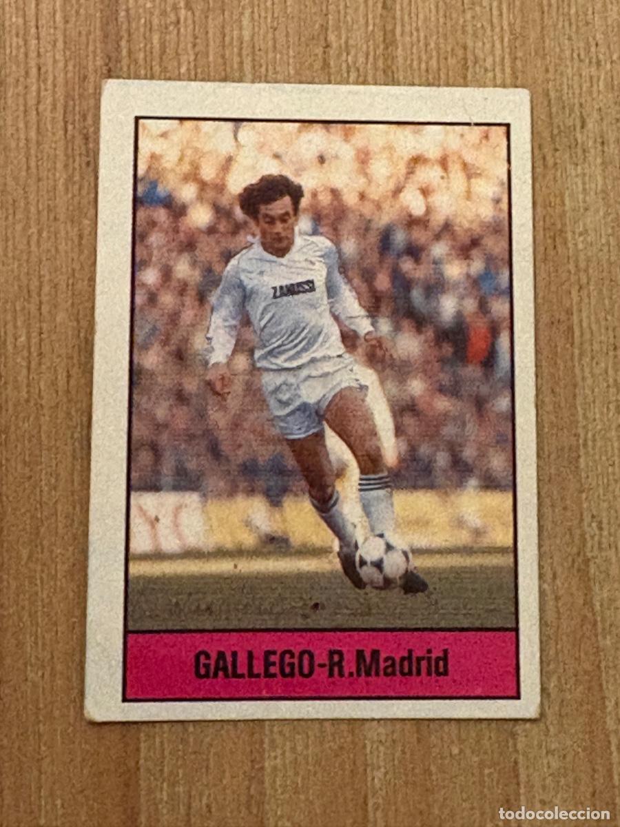 Cromos de Futebol: 19. CROMO SIN PEGAR GALLEGO REAL MADRID EDITORIAL LISEL 85-86 1985-86 N 159