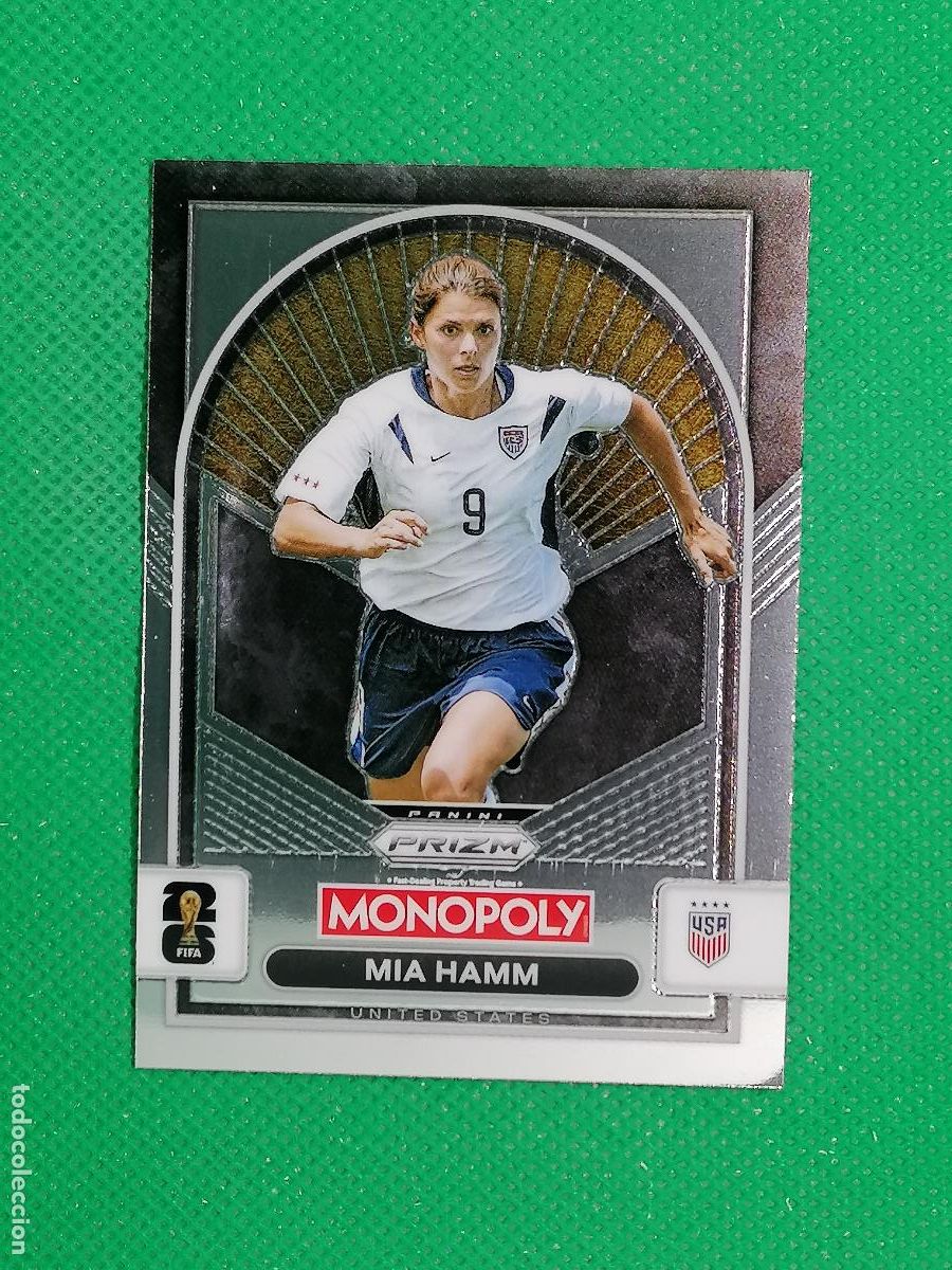 Cromos de F&uacute;tbol: 91 MIA HAMM USA BASE WOMEN ⚽ PANINI PRIZM MONOPOLY FIFA WORLD CUP 26 2026 ⚽