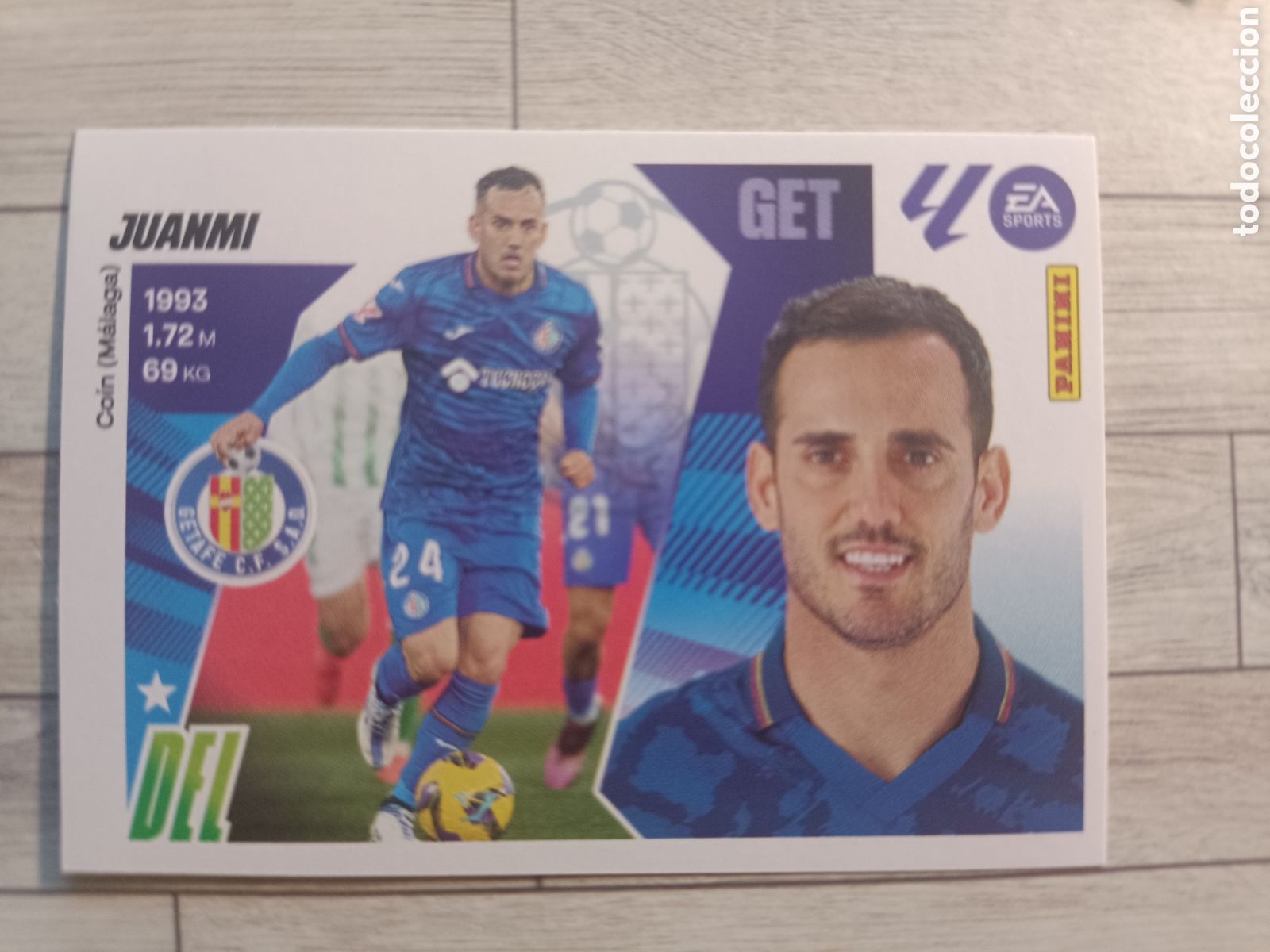 Cromos de F&uacute;tbol: 18 JUANMI GETAFE LIGA ESTE 2025 2026 PANINI 25 26 SIN PEGAR