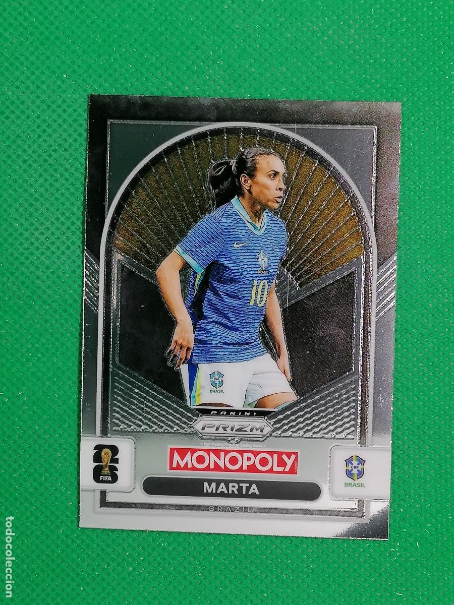 Cromos de F&uacute;tbol: 96 MARTA BRASIL BASE WOMEN ⚽ PANINI PRIZM MONOPOLY FIFA WORLD CUP 26 2026 ⚽