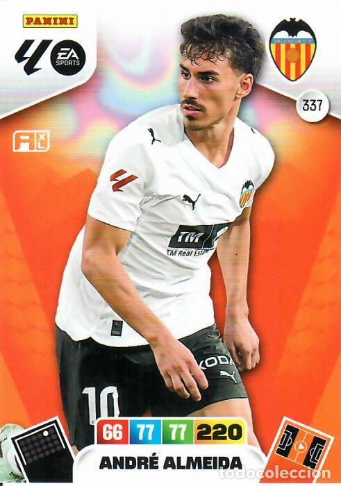 Cromos de F&uacute;tbol: PANINI ADRENALYN - LIGA 2025-26 (25 - 26) - N&ordm; 337 - ANDR&Eacute; ALMEIDA - VALENCIA