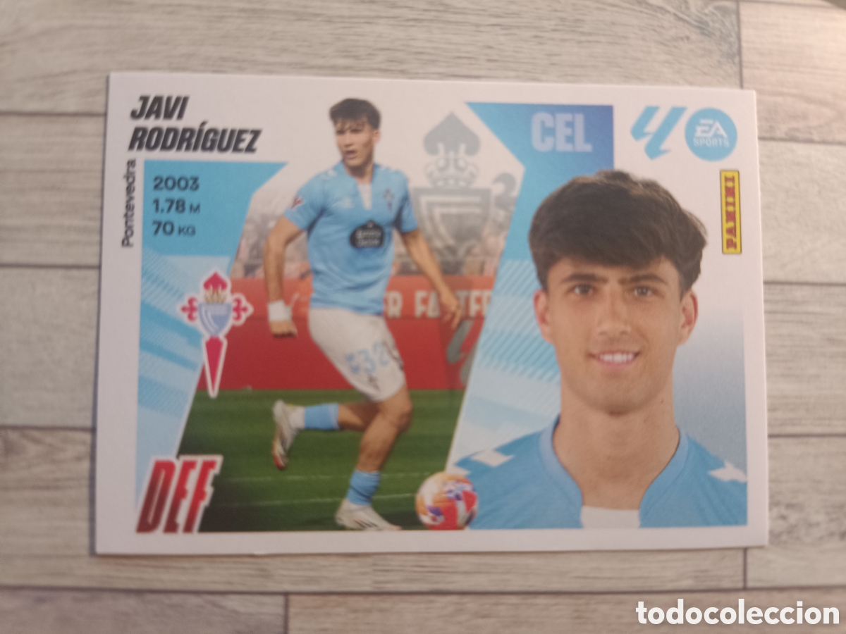 Cromos de F&uacute;tbol: 5 JAVI RODR&Iacute;GUEZ CELTA DE VIGO LIGA ESTE 2025 2026 PANINI 25 26 SIN PEGAR