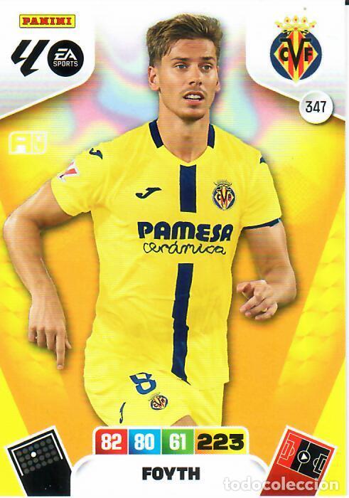 Cromos de F&uacute;tbol: PANINI ADRENALYN - LIGA 2025-26 (25 - 26) - N&ordm; 347 - FOYTH - VILLARREAL