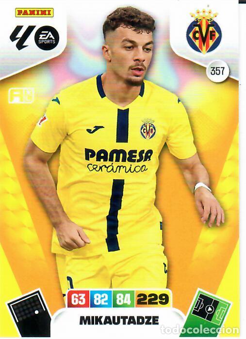 Cromos de F&uacute;tbol: PANINI ADRENALYN - LIGA 2025-26 (25 - 26) - N&ordm; 357 - MIKAUTADZE - VILLARREAL
