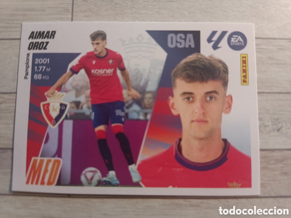 Cromos de F&uacute;tbol: 16 AIMAR OROZ OSASUNA LIGA ESTE 2025 2026 PANINI 25 26 SIN PEGAR