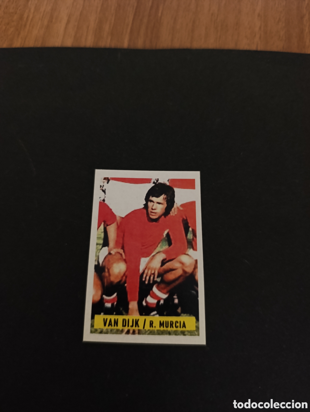 Cromos de F&uacute;tbol: Cromo Van Dijk Real Murcia Liga Este 74 75, ampliaci&oacute;n de la colecci&oacute;n