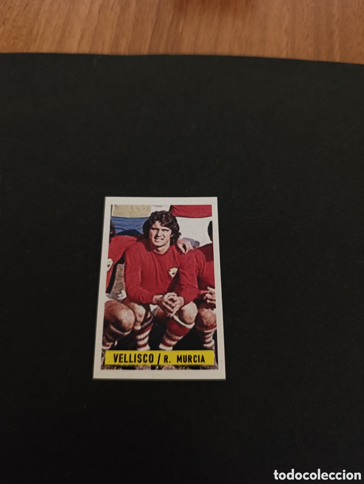 Cromos de F&uacute;tbol: Cromo Vellisco Real Murcia Liga Este 74 75, ampliaci&oacute;n de la colecci&oacute;n