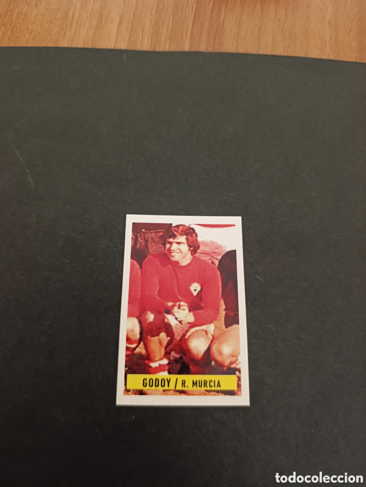 Cromos de F&uacute;tbol: Cromo Godoy Real Murcia Liga Este 74 75, ampliaci&oacute;n de la colecci&oacute;n