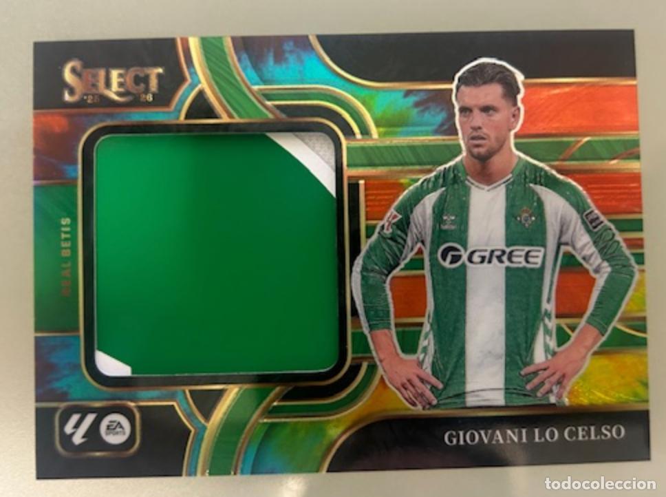 Cromos de F&uacute;tbol: Giovani Lo Celso (R. Betis) Jumbo Swatches La Liga (Select La Liga 2025-26) Tie-Dye 24/25