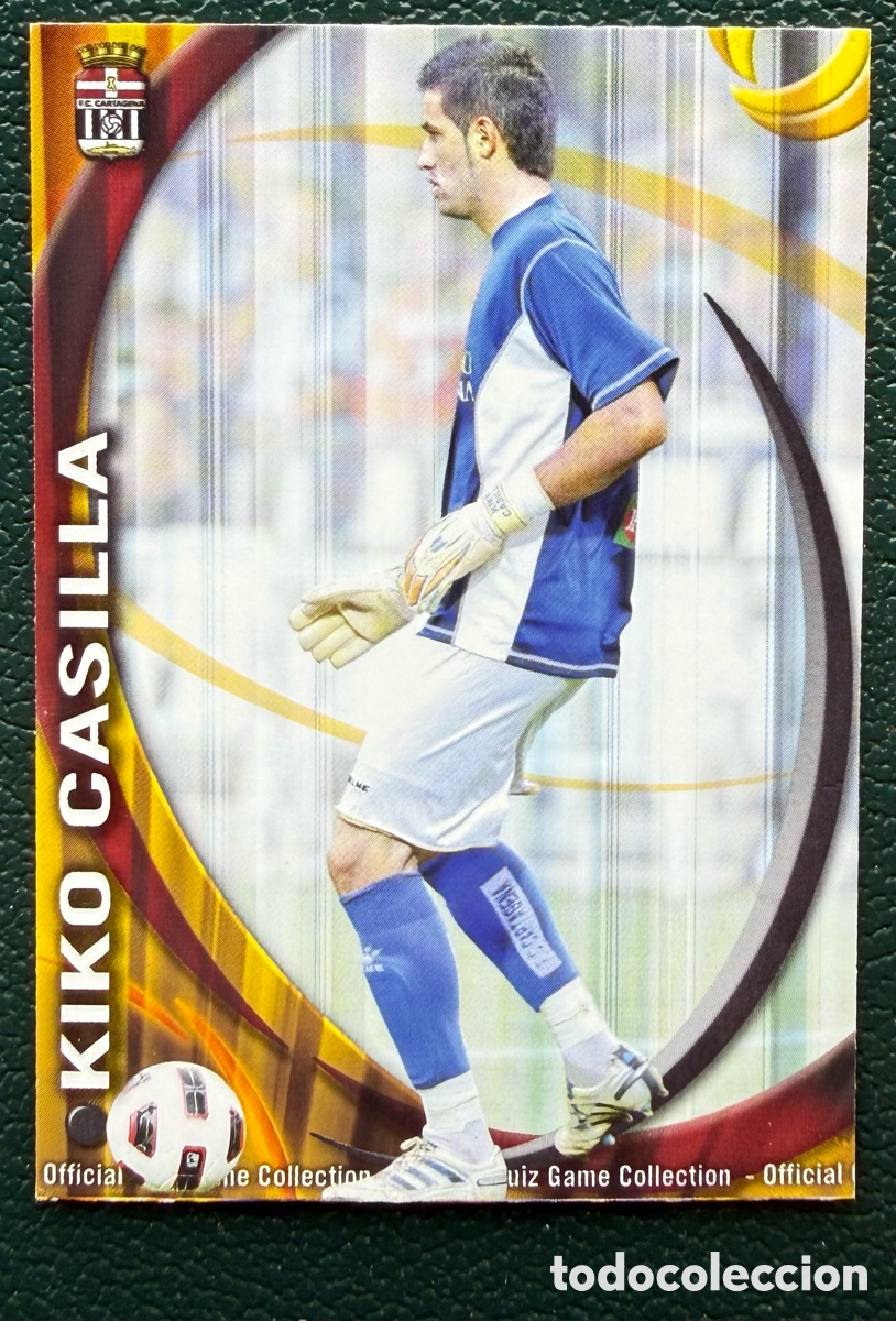 Cromos de F&uacute;tbol: 1205 KIKO CASILLA FC CARTAGENA FICHAS ALBUM MUNDICROMO 2010 2011 10 11