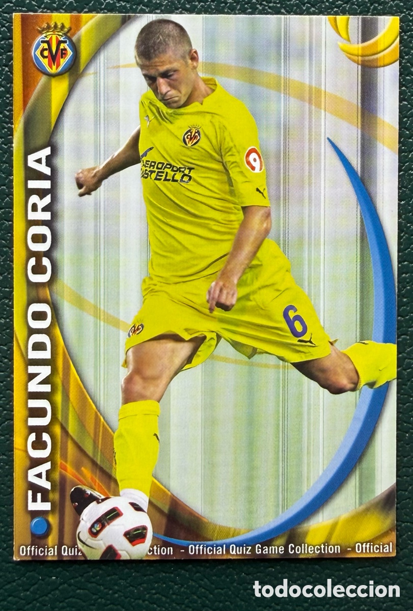 Cromos de Futebol: 1210 FACUNDO CORIA VILLARREAL CF B FICHAS ALBUM MUNDICROMO 2010 2011 10 11