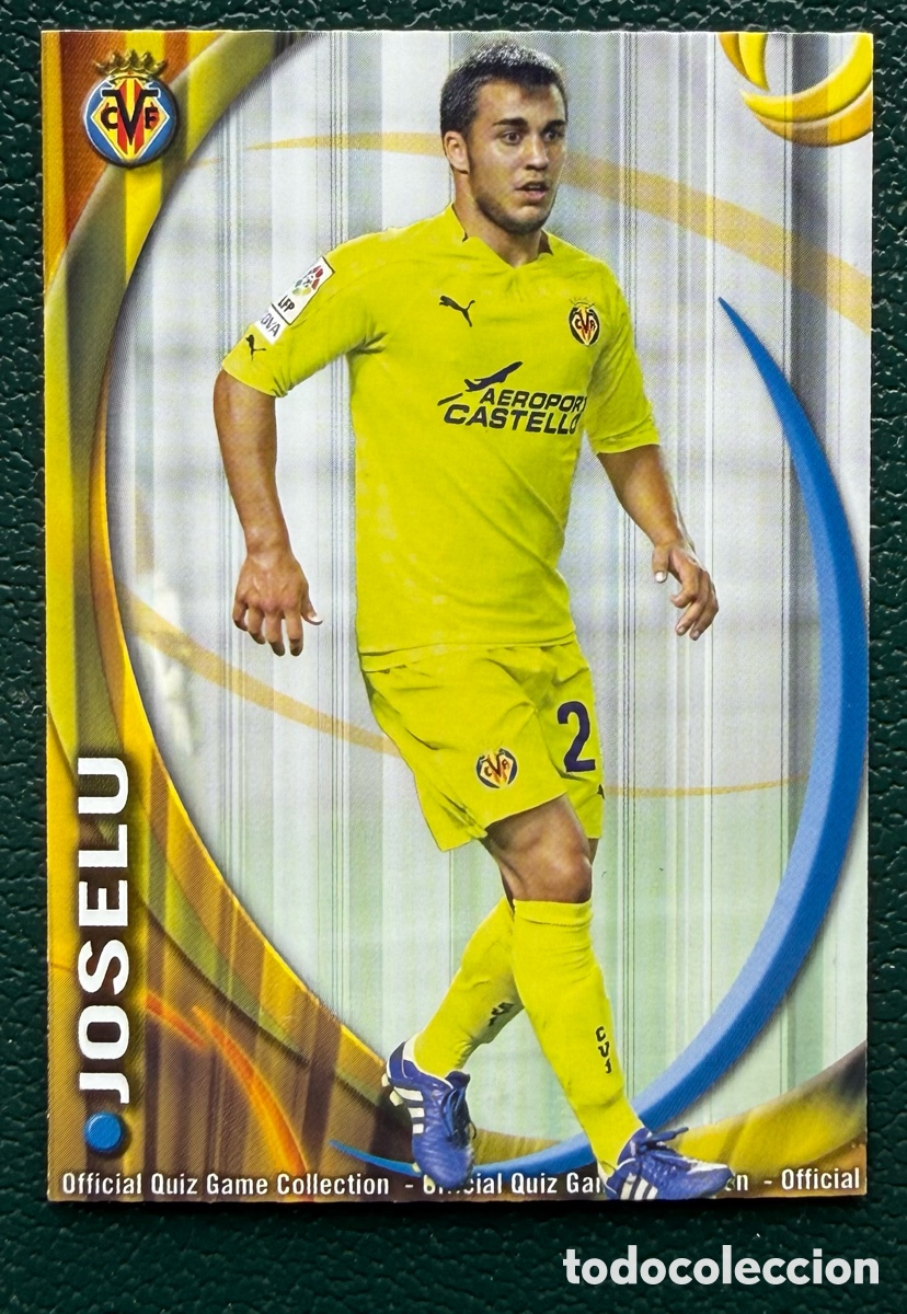 Cromos de Futebol: 1211 JOSELU VILLARREAL CF B FICHAS ALBUM MUNDICROMO 2010 2011 10 11