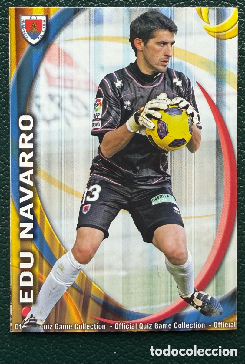 Fu&szlig;ball-Sticker: 1214 EDU NAVARRO CD NUMANCIA FICHAS ALBUM MUNDICROMO 2010 2011 10 11
