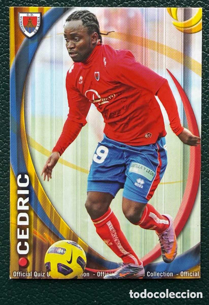 Fu&szlig;ball-Sticker: 1215 CEDRIC CD NUMANCIA FICHAS ALBUM MUNDICROMO 2010 2011 10 11