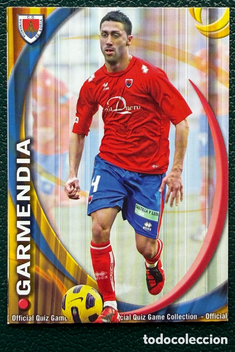 Figurine di Calcio: 1217 GARMENDIA CD NUMANCIA FICHAS ALBUM MUNDICROMO 2010 2011 10 11