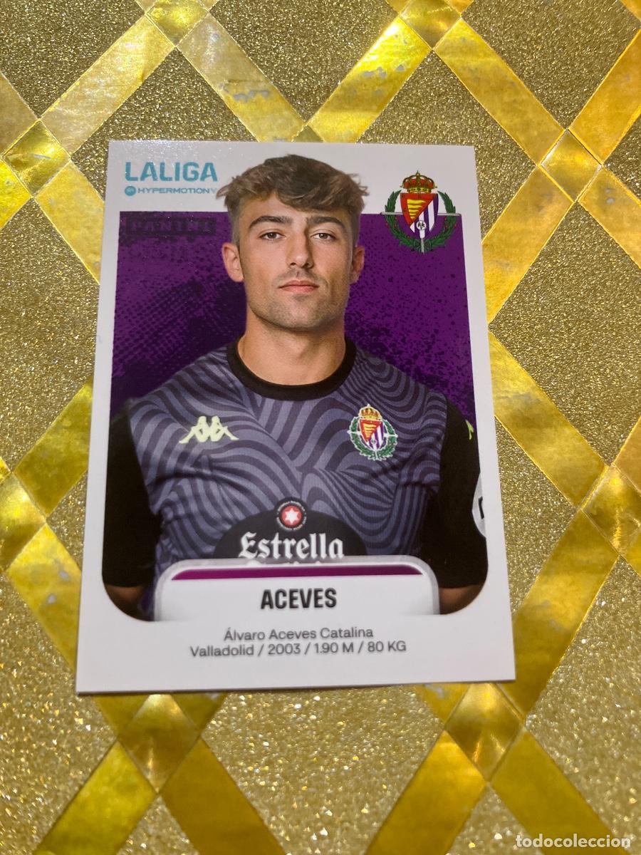 Cromos de F&uacute;tbol: CROMO DE FUTBOL NUMERO 385 ACEVES REAL VALLADOLID LIGA HYPERMOTION 2025 2026 PANINI !