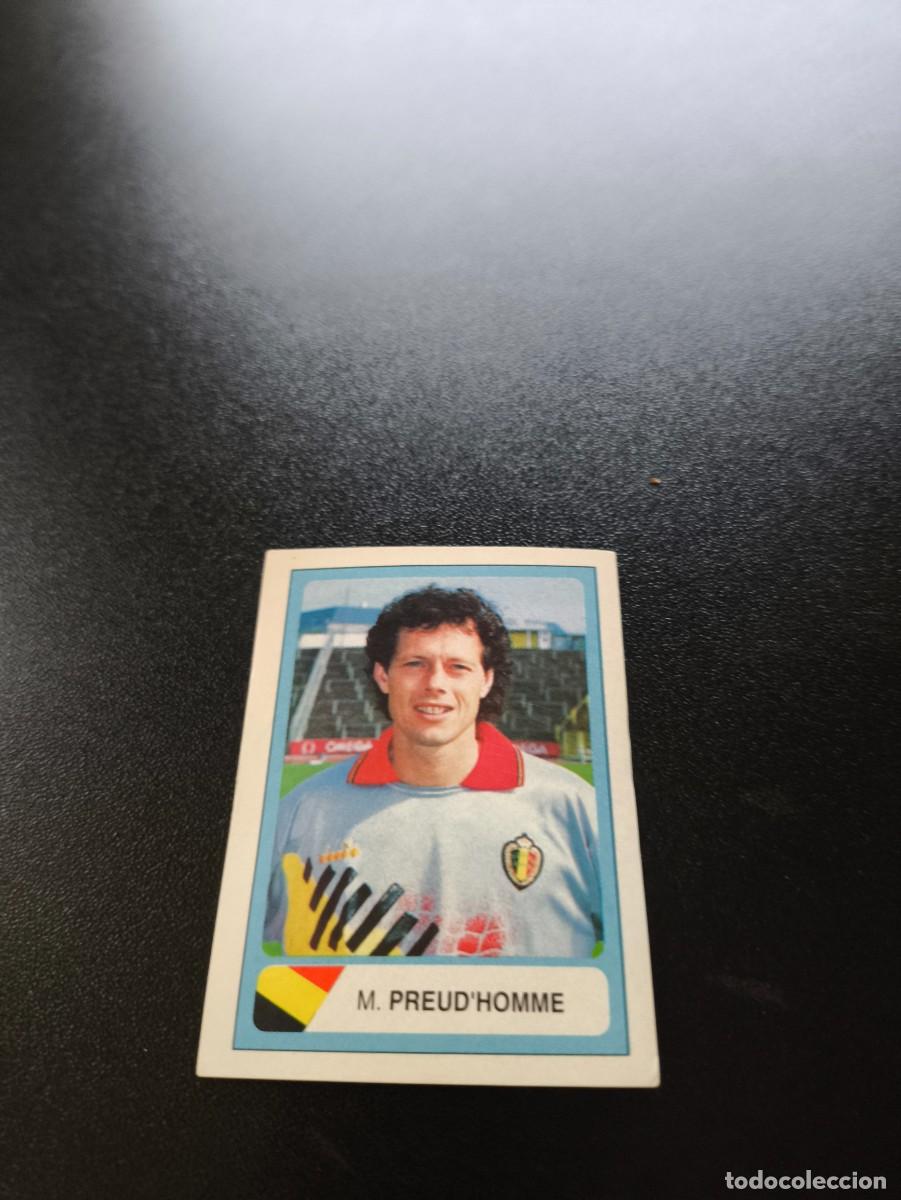 Cromos de F&uacute;tbol: 50 M. Preud'Homme BELGICA BELGIUM EDICIONES ESTADIO FIFA WORLD CUP MUNDIAL USA 1994 NO PANINI