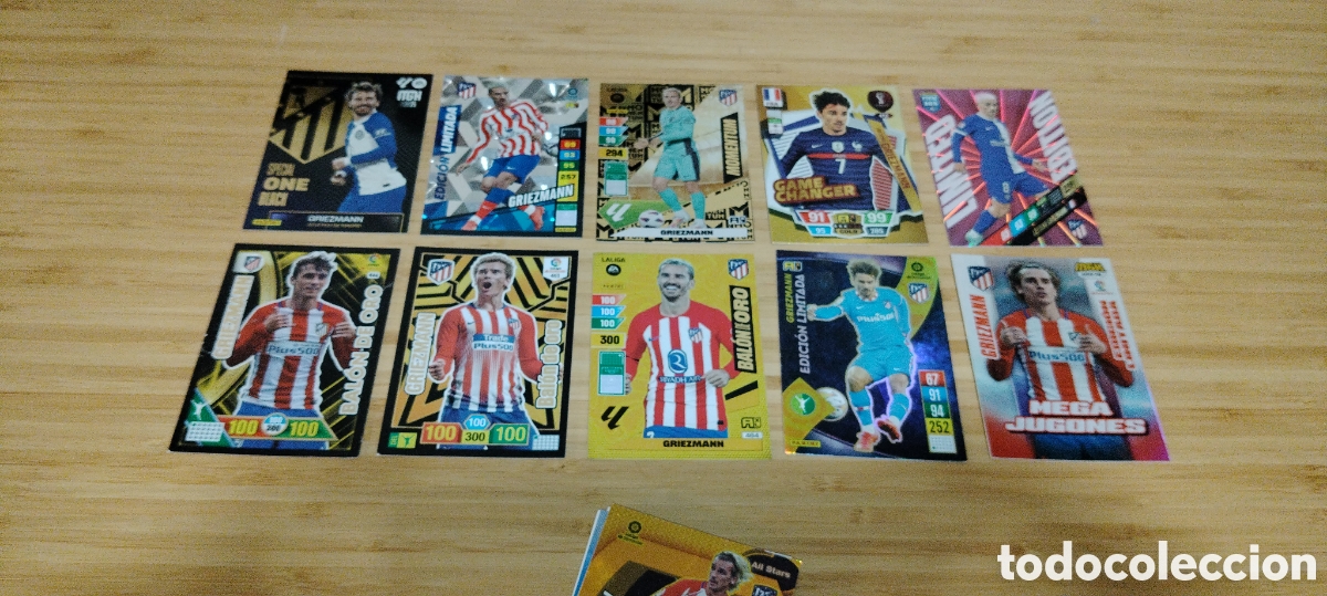 Cromos de F&uacute;tbol: Lote de 20 cromos de Griezmann, panini