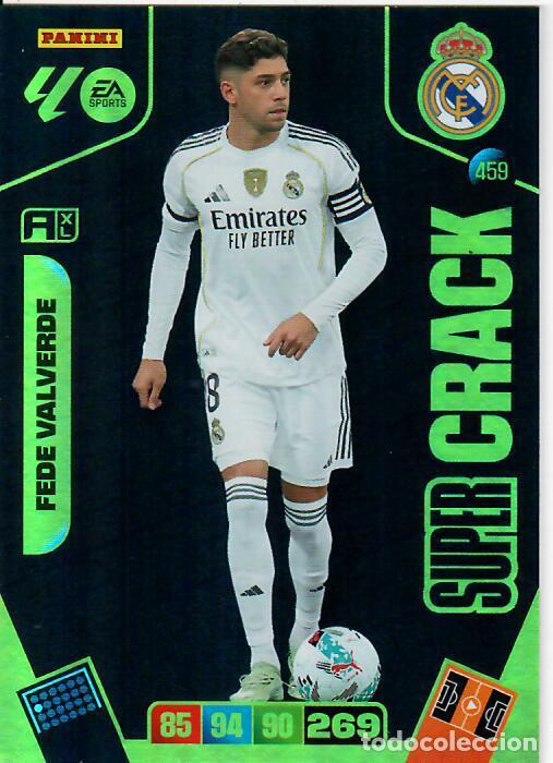 Cromos de F&uacute;tbol: PANINI ADRENALYN - LIGA 2025-26 (25 - 26) - N&ordm; 449 SUPER CRACK - FEDE VALVERDE - REAL MADRID