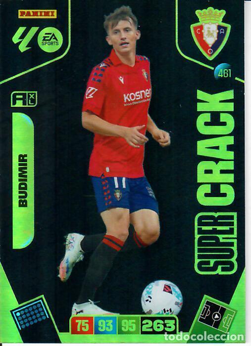 Cromos de F&uacute;tbol: PANINI ADRENALYN - LIGA 2025-26 (25 - 26) - N&ordm; 461 SUPER CRACK - BUDIMIR - OSASUNA
