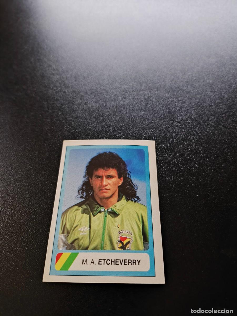 Cromos de F&uacute;tbol: 81 M. A. Etcheverry BOLIVIA EDICIONES ESTADIO FIFA WORLD CUP MUNDIAL USA 1994 NO PANINI