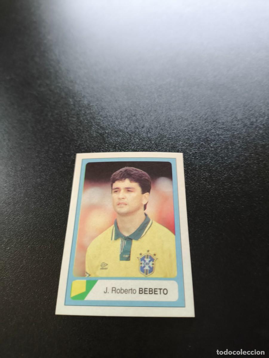 Cromos de F&uacute;tbol: 100 J. Roberto Bebeto BRASIL BRAZIL EDICIONES ESTADIO FIFA WORLD CUP MUNDIAL USA 1994 NO PANINI