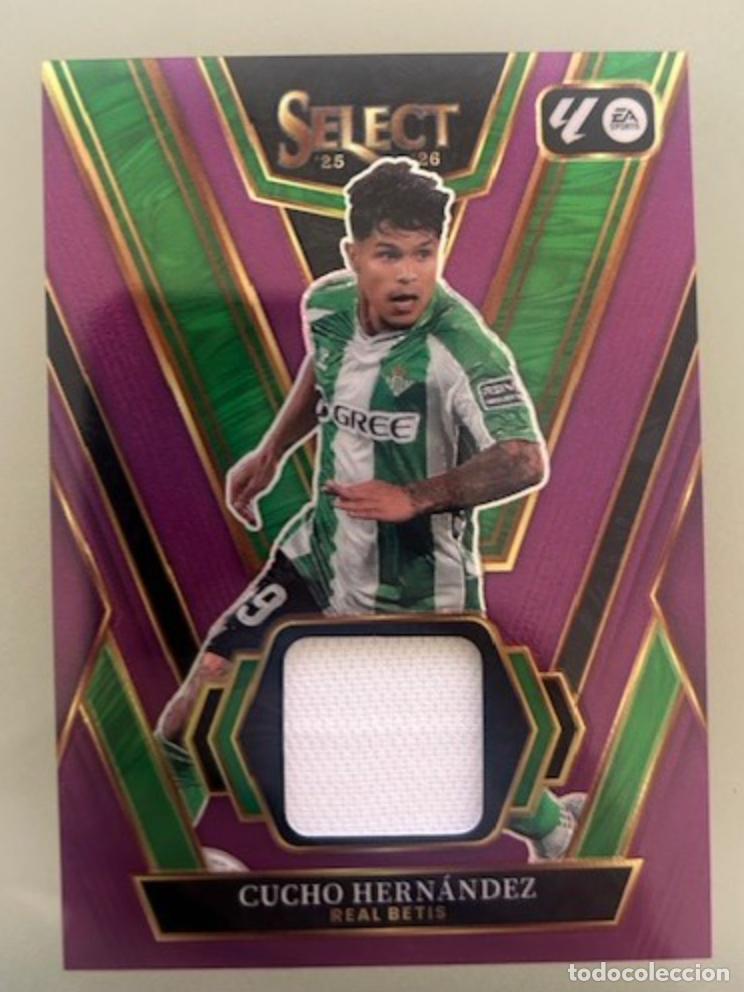 Cromos de F&uacute;tbol: Cucho Hern&aacute;ndez (R. Betis) Select Swatches (Select La Liga 2025-26 Panini) Purple (48/49)