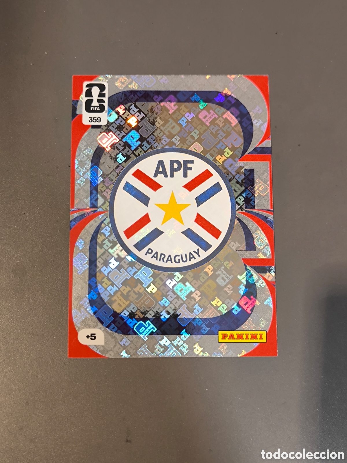 Cromos de F&uacute;tbol: ESCUDO PARAGUAY 359 Mundial 2026 Adrenalyn
