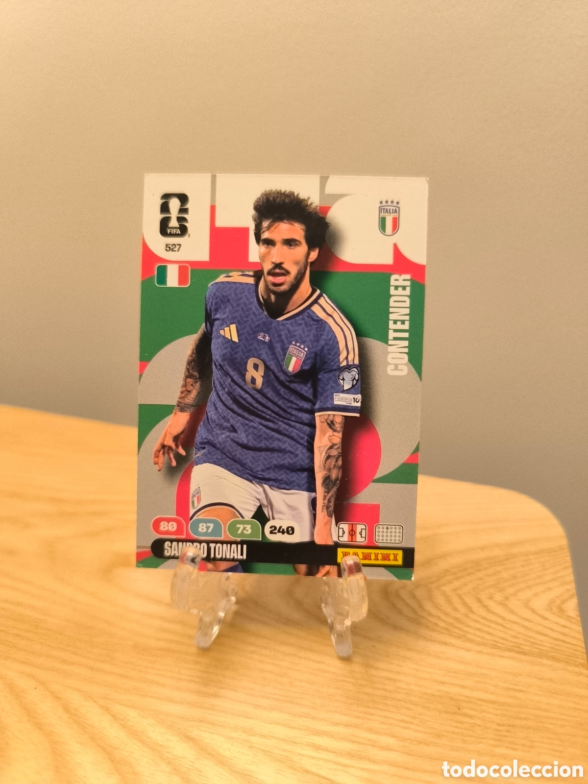Cromos de F&uacute;tbol: Sandro Tonali Adrenalyn 2026 n&deg;527 Italia
