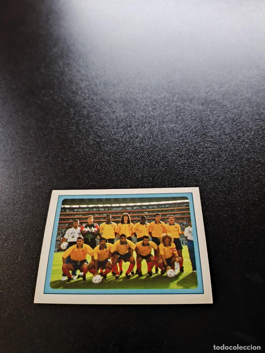 Cromos de F&uacute;tbol: 124 EQUIPO TEAM COLOMBIA EDICIONES ESTADIO FIFA WORLD CUP MUNDIAL USA 1994 NO PANINI