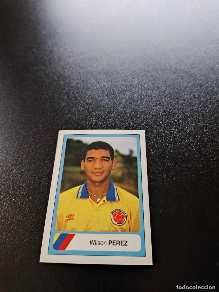 Cromos de F&uacute;tbol: 132 Wilson Perez COLOMBIA EDICIONES ESTADIO FIFA WORLD CUP MUNDIAL USA 1994 NO PANINI
