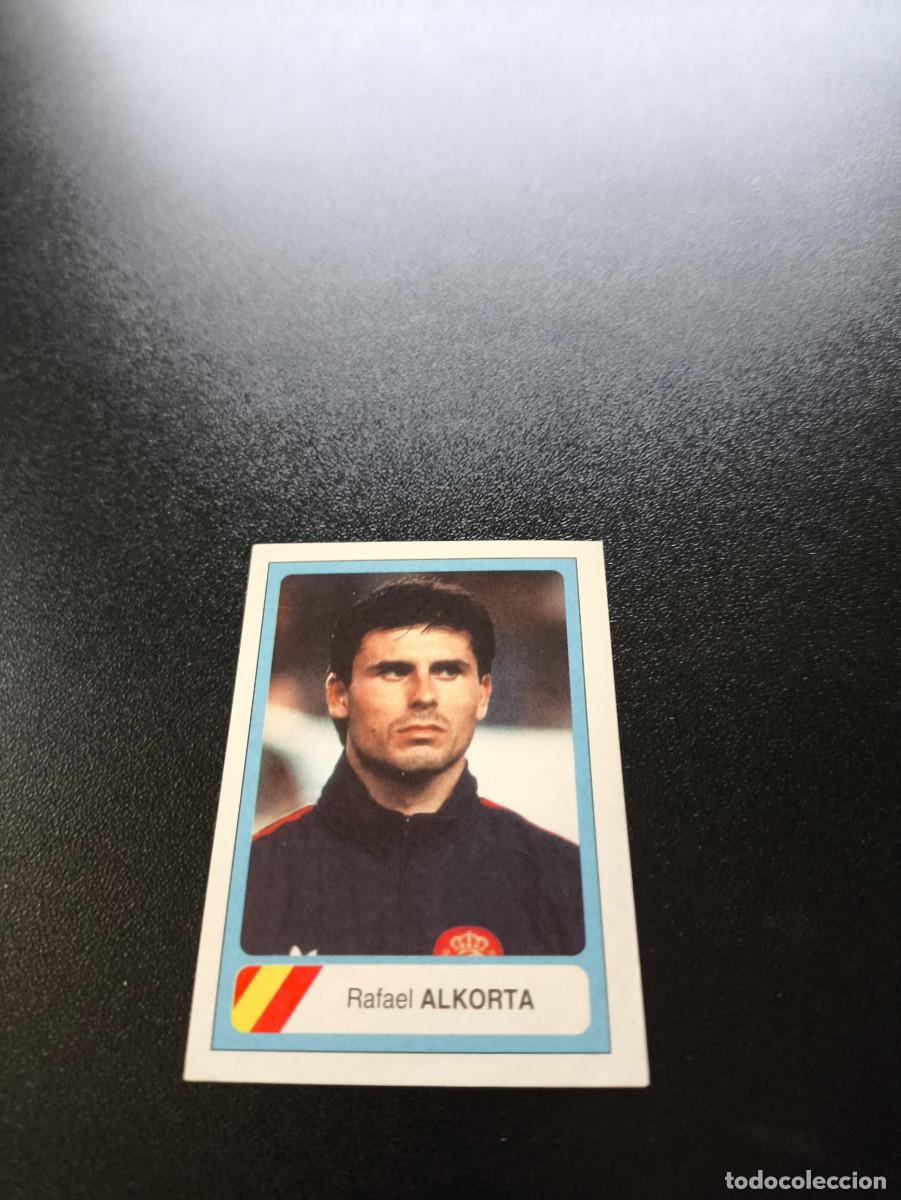 Cromos de F&uacute;tbol: 166 Rafael Alkorta ESPA&Ntilde;A SPAIN EDICIONES ESTADIO FIFA WORLD CUP MUNDIAL USA 1994 NO PANINI