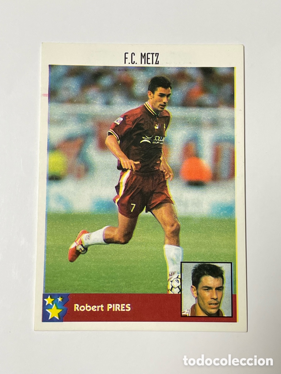 Cromos de F&uacute;tbol: Robert Pires Metz Panini Los mejores equipos de Europa 1997/98 #277