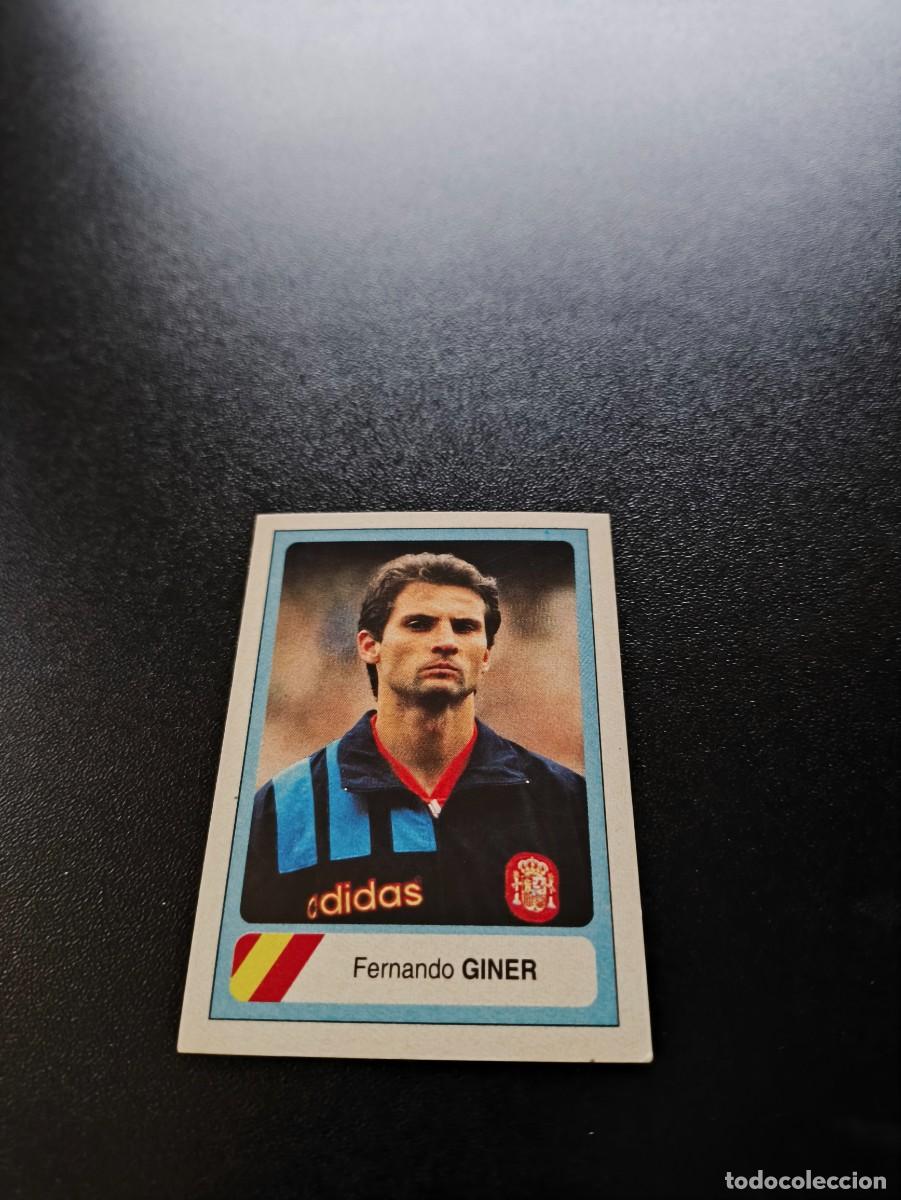 Cromos de F&uacute;tbol: 170 Fernando Giner ESPA&Ntilde;A SPAIN EDICIONES ESTADIO FIFA WORLD CUP MUNDIAL USA 1994 NO PANINI