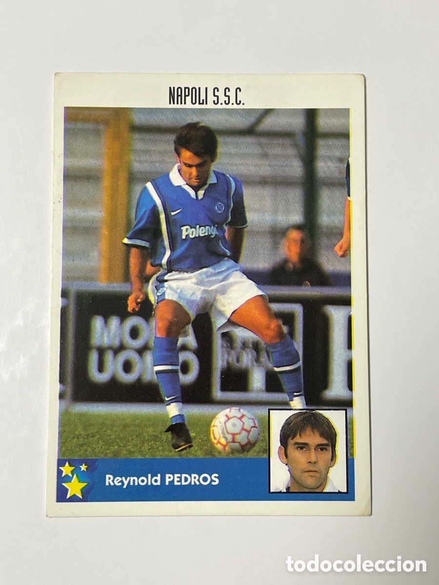 Cromos de F&uacute;tbol: Reynald Pedros N&aacute;poles Panini Los mejores equipos de Europa 1997/98 #278