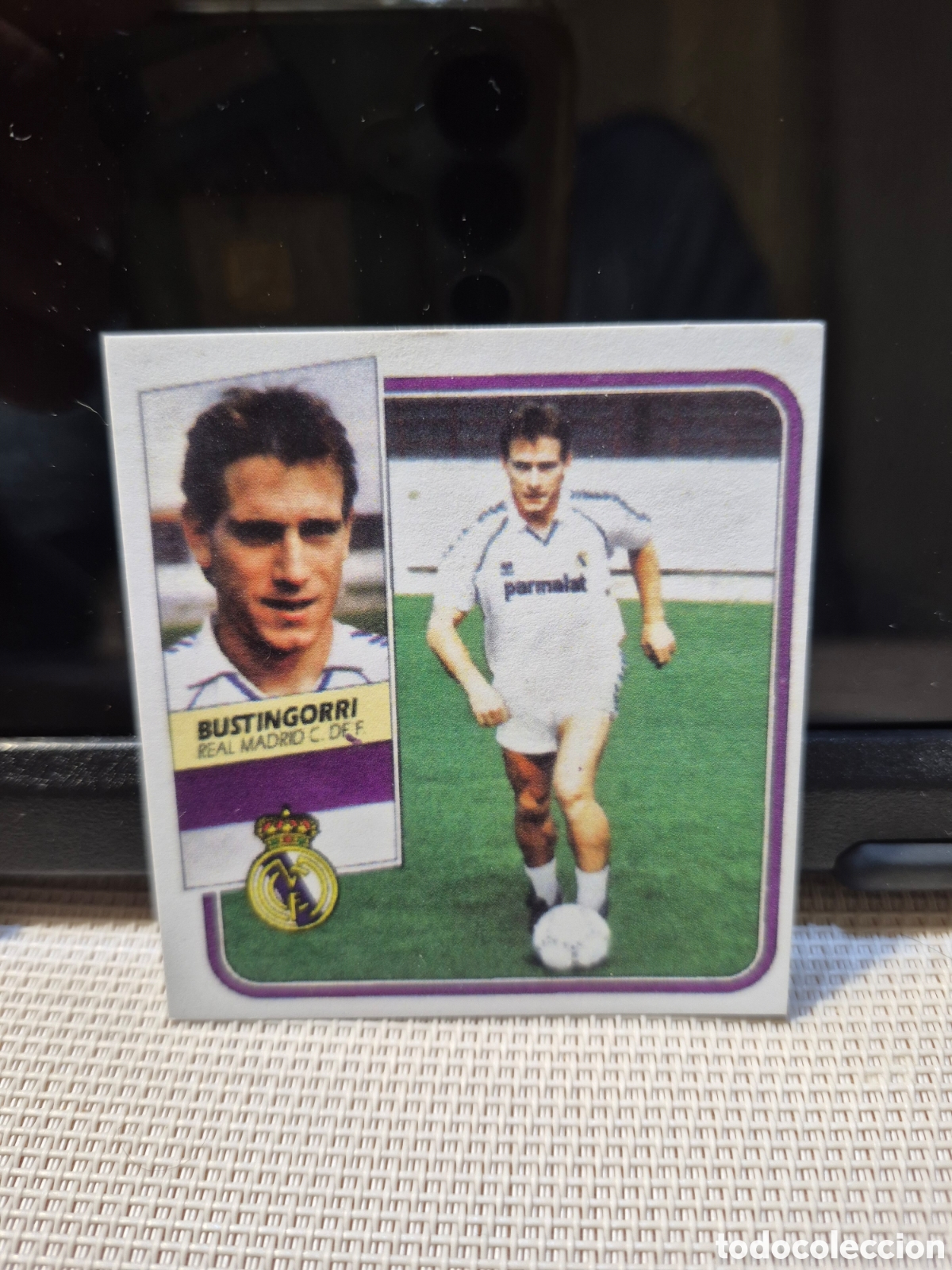 Cromos de F&uacute;tbol: BUSTINGORRI REAL MADRID CF
