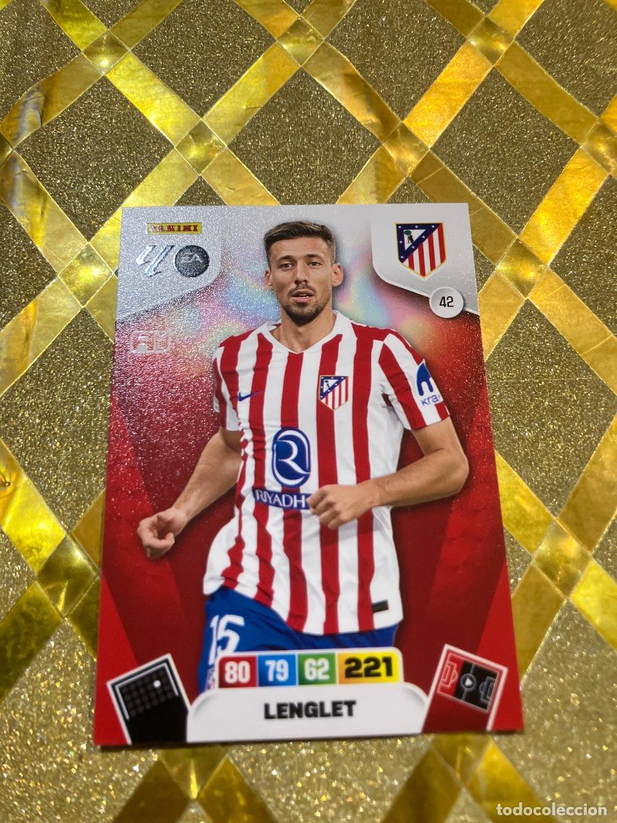 Cromos de f&uacute;tbol: CROMO DE FUTBOL NUMERO 42 LENGLET ATLETICO DE MADRID ADRENALYN XL 2025 2026 PANINI !