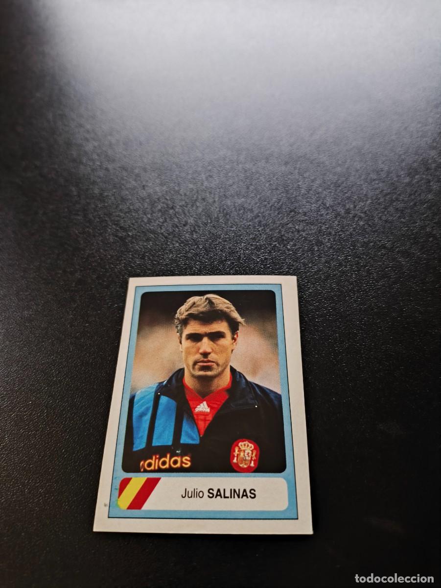 Cromos de F&uacute;tbol: 180 Julio Salinas ESPA&Ntilde;A SPAIN EDICIONES ESTADIO FIFA WORLD CUP MUNDIAL USA 1994 NO PANINI