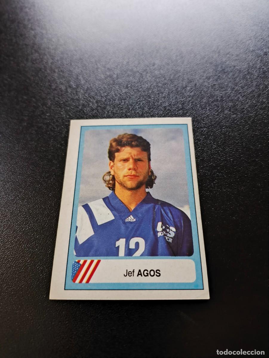 Cromos de F&uacute;tbol: 185 Jef Agos ESTADOS UNIDOS USA EDICIONES ESTADIO FIFA WORLD CUP MUNDIAL USA 1994 NO PANINI