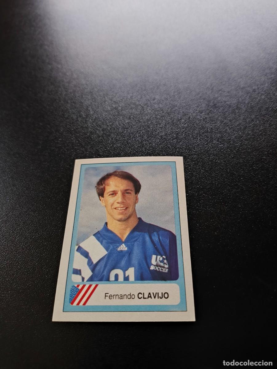 Cromos de F&uacute;tbol: 188 Fernando Clavijo ESTADOS UNIDOS USA EDICIONES ESTADIO FIFA WORLD CUP MUNDIAL USA 1994 NO PANINI